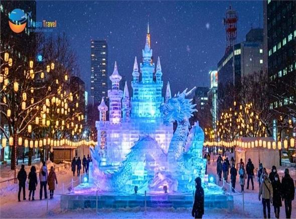 [HCM] Tour Nhật Bản Đón Tết Đinh Mùi Tại Lễ Hội Tuyết Hokkaido